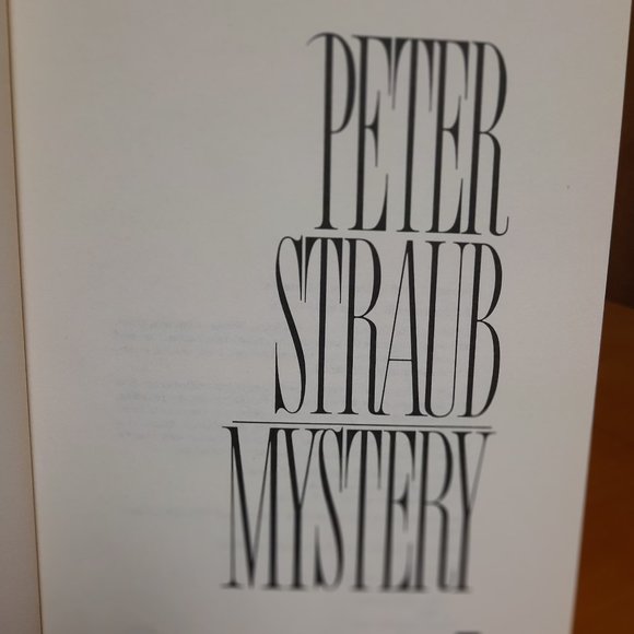 Hardcover Book "Mystery" by Peter Straub - Picture 5 of 6